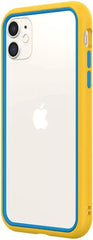 RhinoShield Mod NX Bumper Case & Clear Backplate iPhone 11 - Yellow / Azure Blue