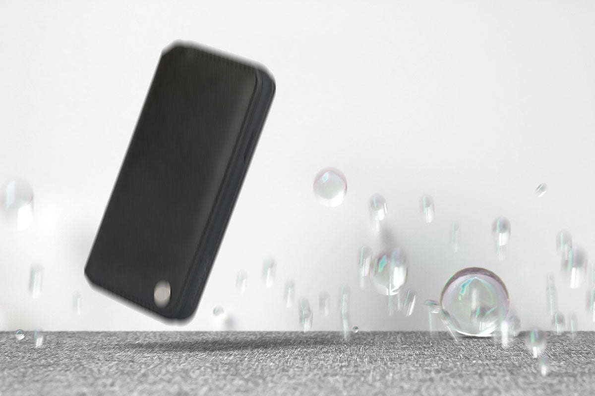 Moshi Overture Premium Folio Style Wallet Case For iPhone XS Max - Charcoal Black