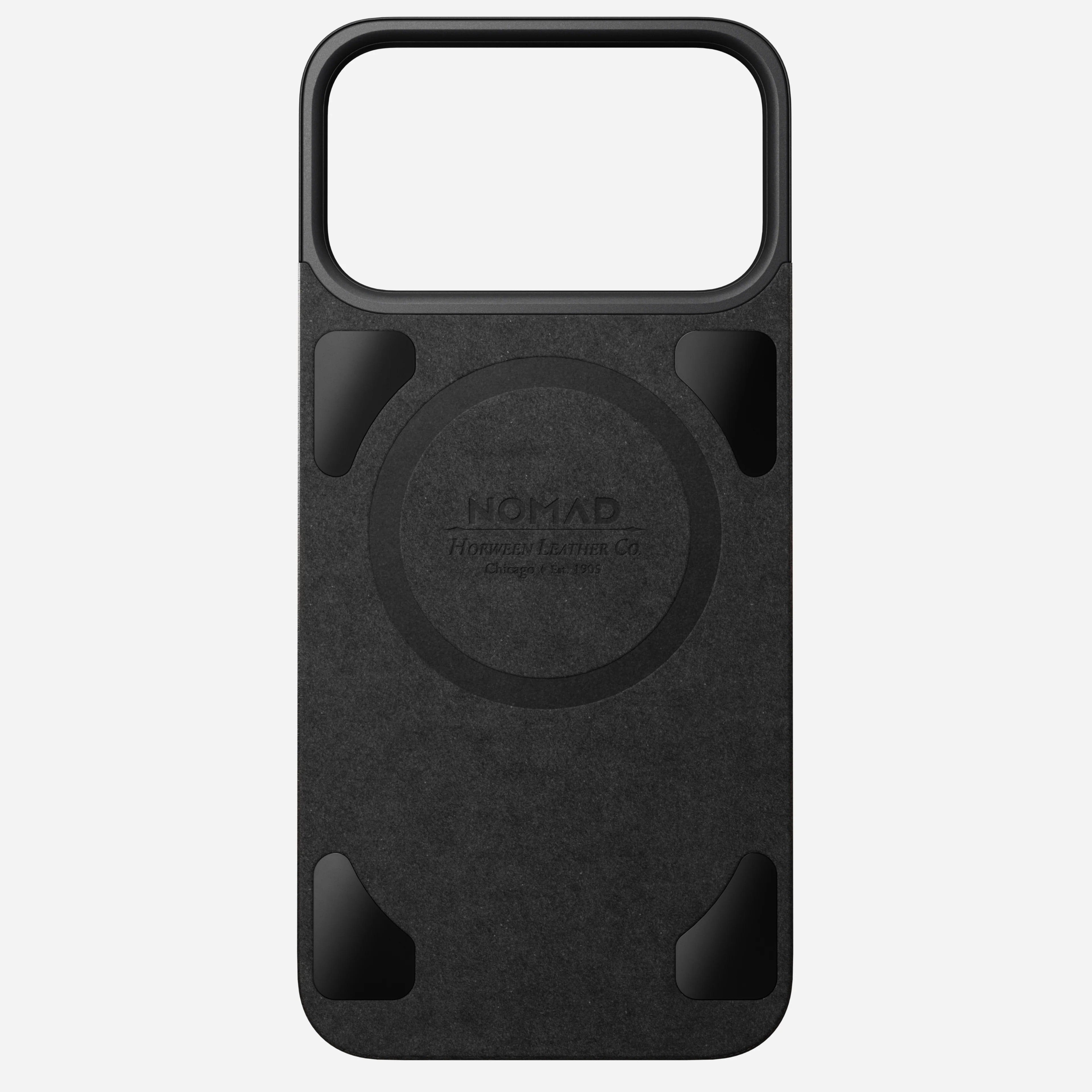 nomad horween case for iphone 17 pro black patina finish