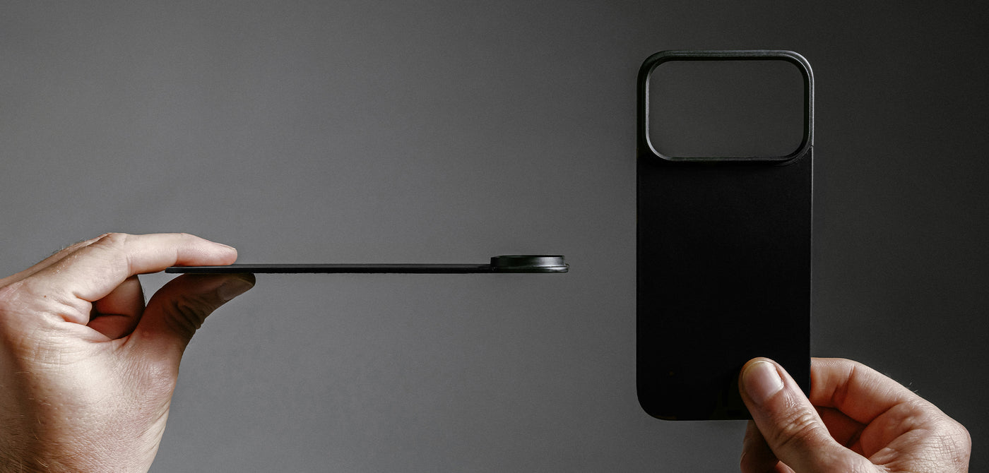 nomad horween case for iphone 17 pro max black back protection