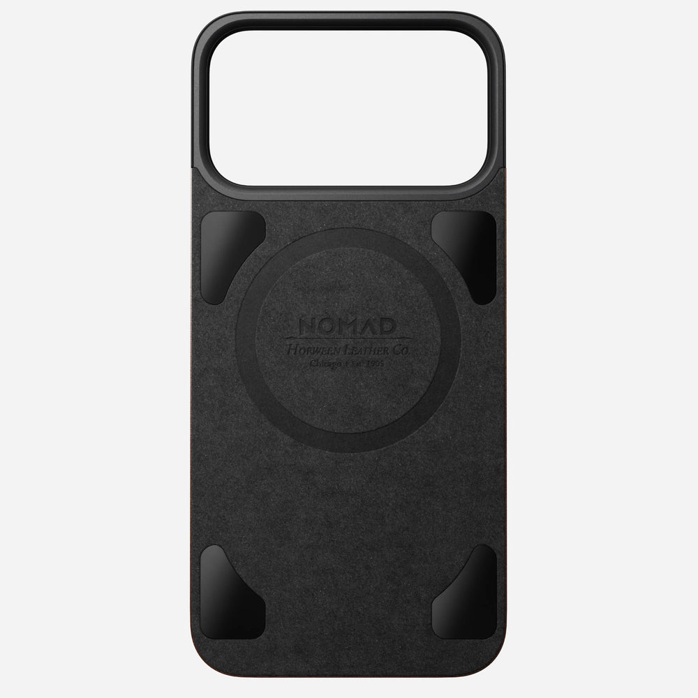 nomad horween case for iphone 17 pro max brown patina finish
