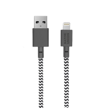 Load image into Gallery viewer, Native Union Belt Cable Lightning to USB-A with Leather Strap - Zebra Tan