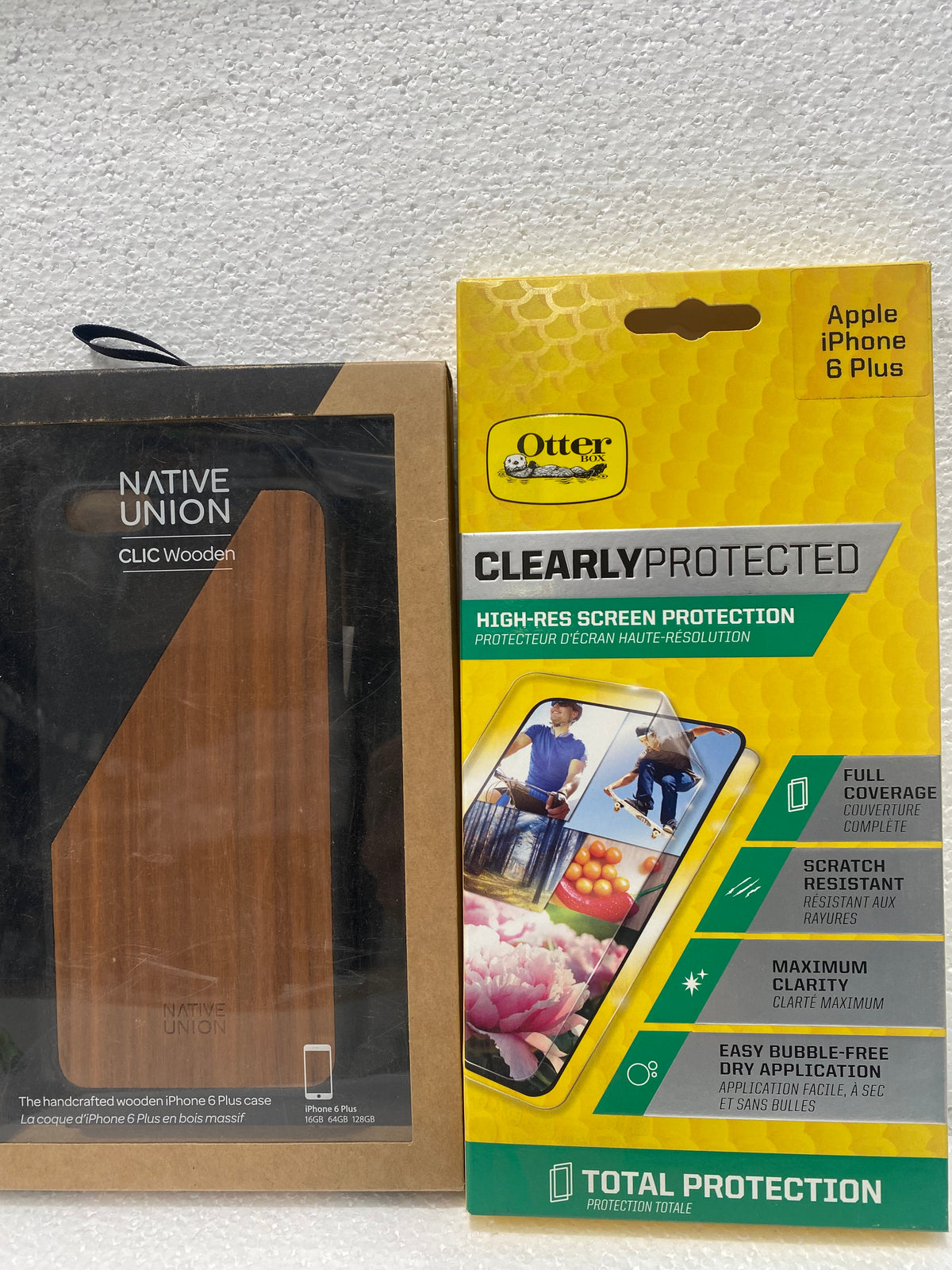 Native Union Clic Wooden Case For iPhone 6 Plus / 6s Plus - BONUS Screen Protector
