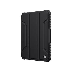 Rugged Bumper Leather Pro Case for iPad Pro 11 2nd/3rd and iPad Air 4/5 - Black