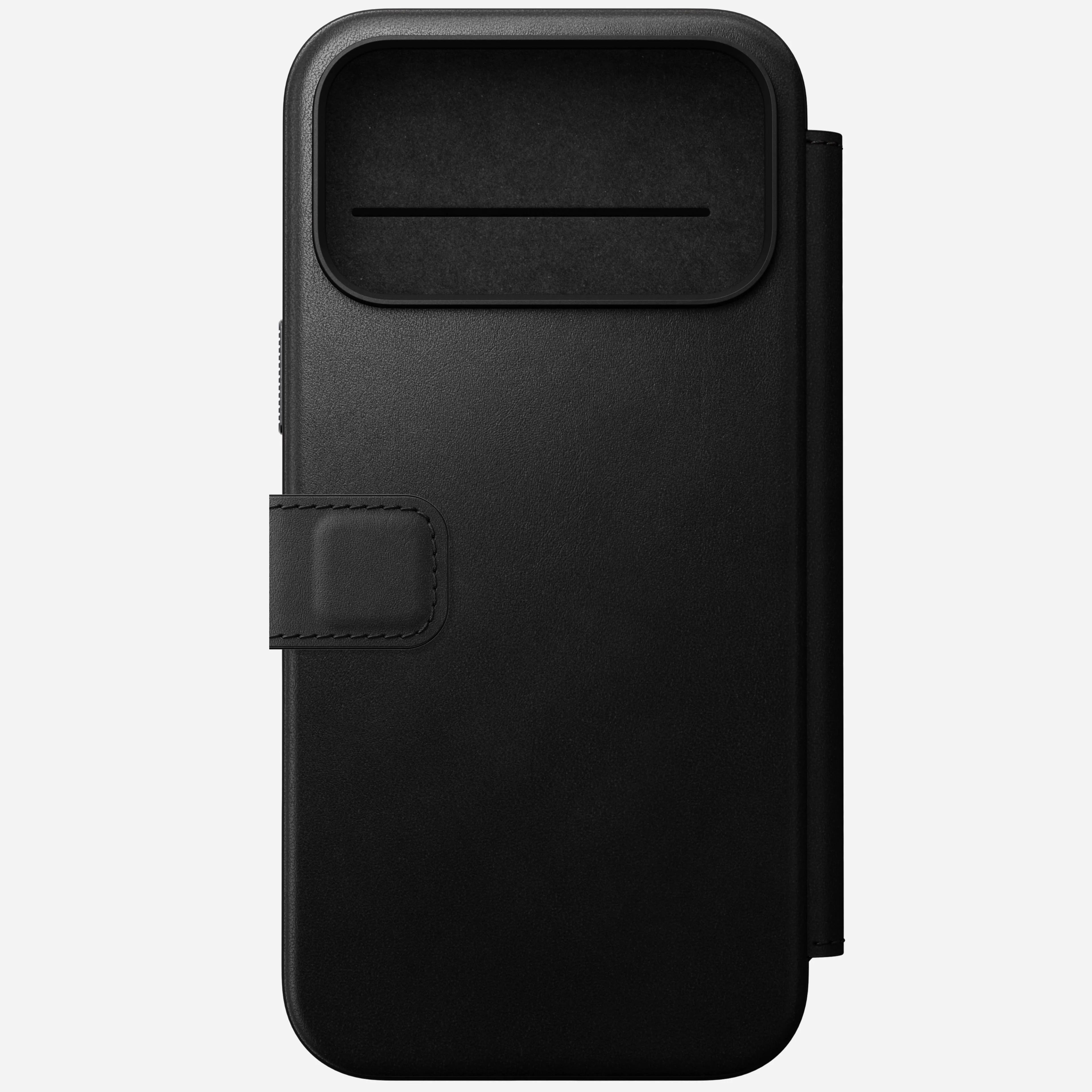 nomad folio folio case for iphone 17 pro max black edge stitching