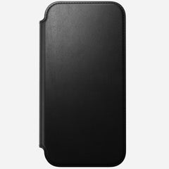 nomad folio folio case for iphone 17 pro black front cover