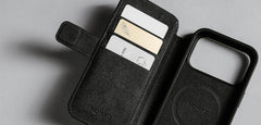 nomad folio folio case for iphone 17 pro max black magnetic latch