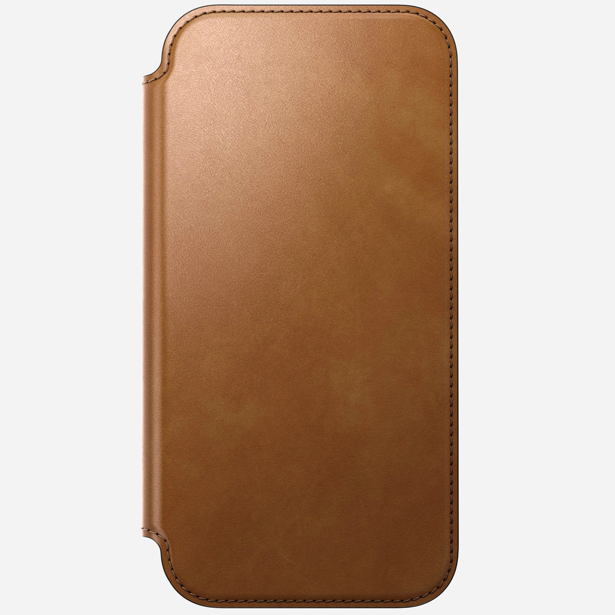 nomad folio folio case for iphone 17 pro max english tan front cover