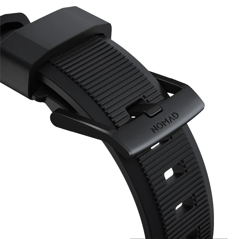 Nomad Rugged Apple Watch Case & Band 44m / 45mm - Black Hardware