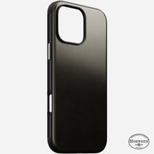 Load image into Gallery viewer, Nomad Modern Horween Leather Case for iPhone 16 Pro Max 6.9 - Green Chrome