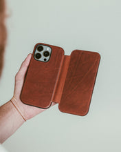 Load image into Gallery viewer, Nomad Horween Leather FOLIO Case for iPhone 16 Pro Max - Olde Dublin Limited Ed