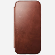 Load image into Gallery viewer, Nomad Horween Leather FOLIO Case for iPhone 16 Pro - Olde Dublin Limited Ed