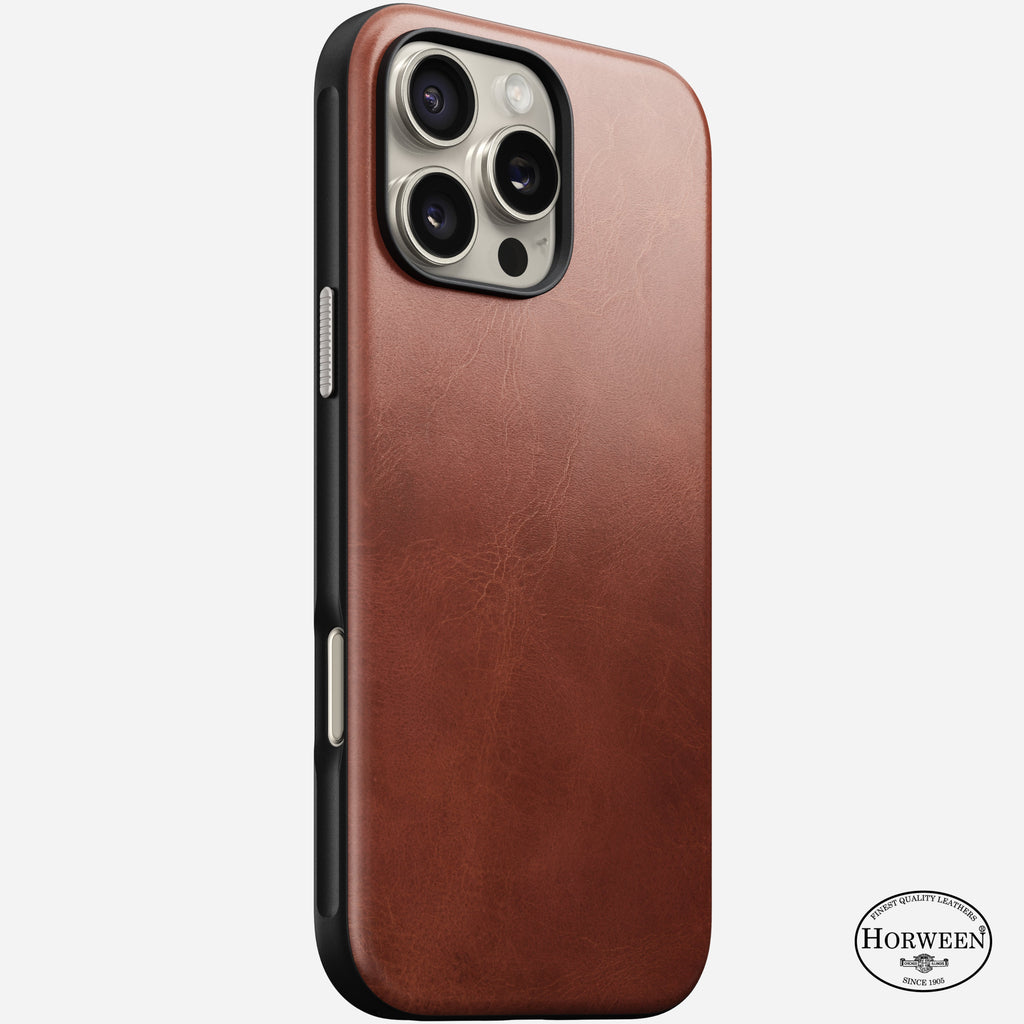 Nomad Horween Leather Case for iPhone 16 Pro Max - Olde Dublin Limited Ed