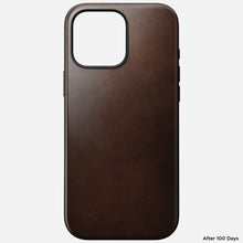 Load image into Gallery viewer, Nomad Modern Horween Leather Case for iPhone 16 Pro 6.3 - Brown