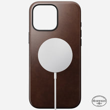 Load image into Gallery viewer, Nomad Modern Horween Leather Case for iPhone 16 Pro 6.3 - Brown