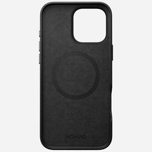 Load image into Gallery viewer, Nomad Traditional Premium Leather Case iPhone 16 Pro 6.3 - Black