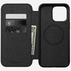 Nomad Modern Leather Folio Case iPhone 15 Pro Max -English Tan