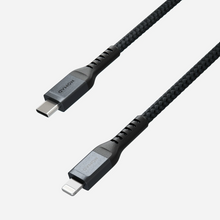 Load image into Gallery viewer, Nomad Lightning to USB C Cable 1.5M with Kevlar - Black