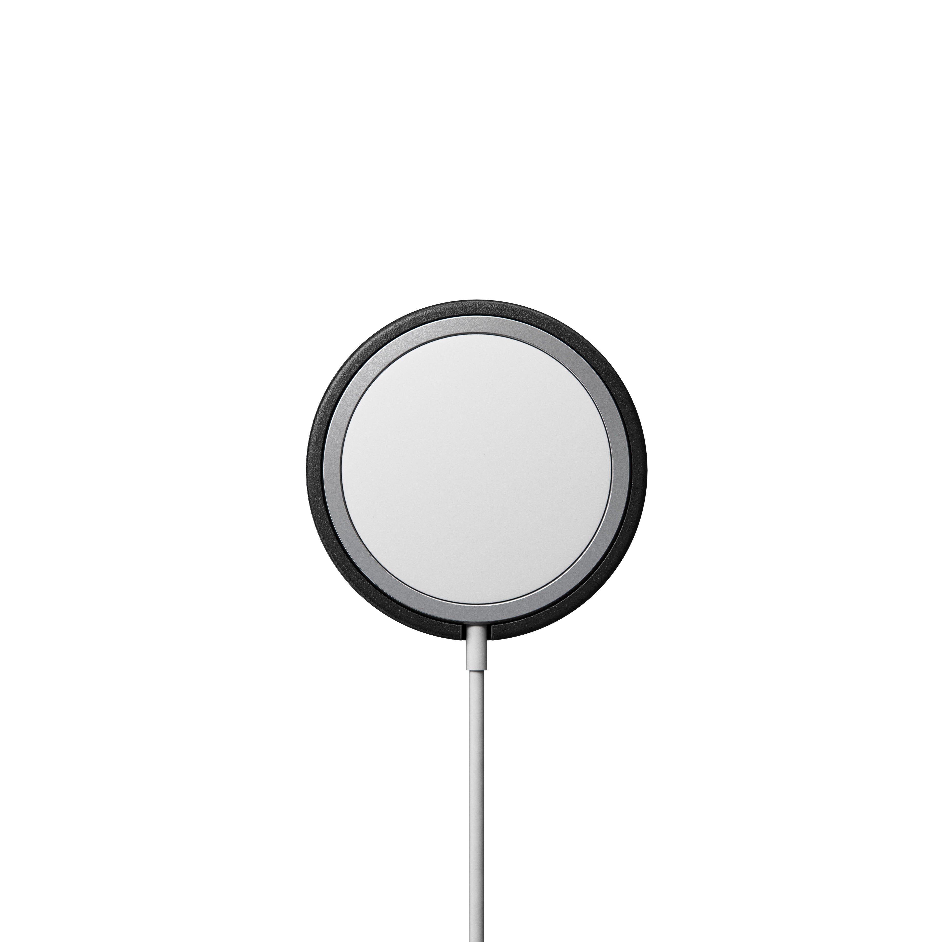 Nomad Leather Cover For MagSafe Charger - Black