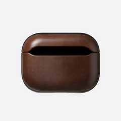 Nomad Modern Horween Leather Case Airpod Pro 3 - Rustic Brown