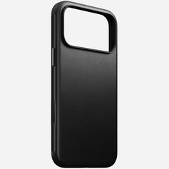 nomad modern leather case for iphone 17 pro max black back protection