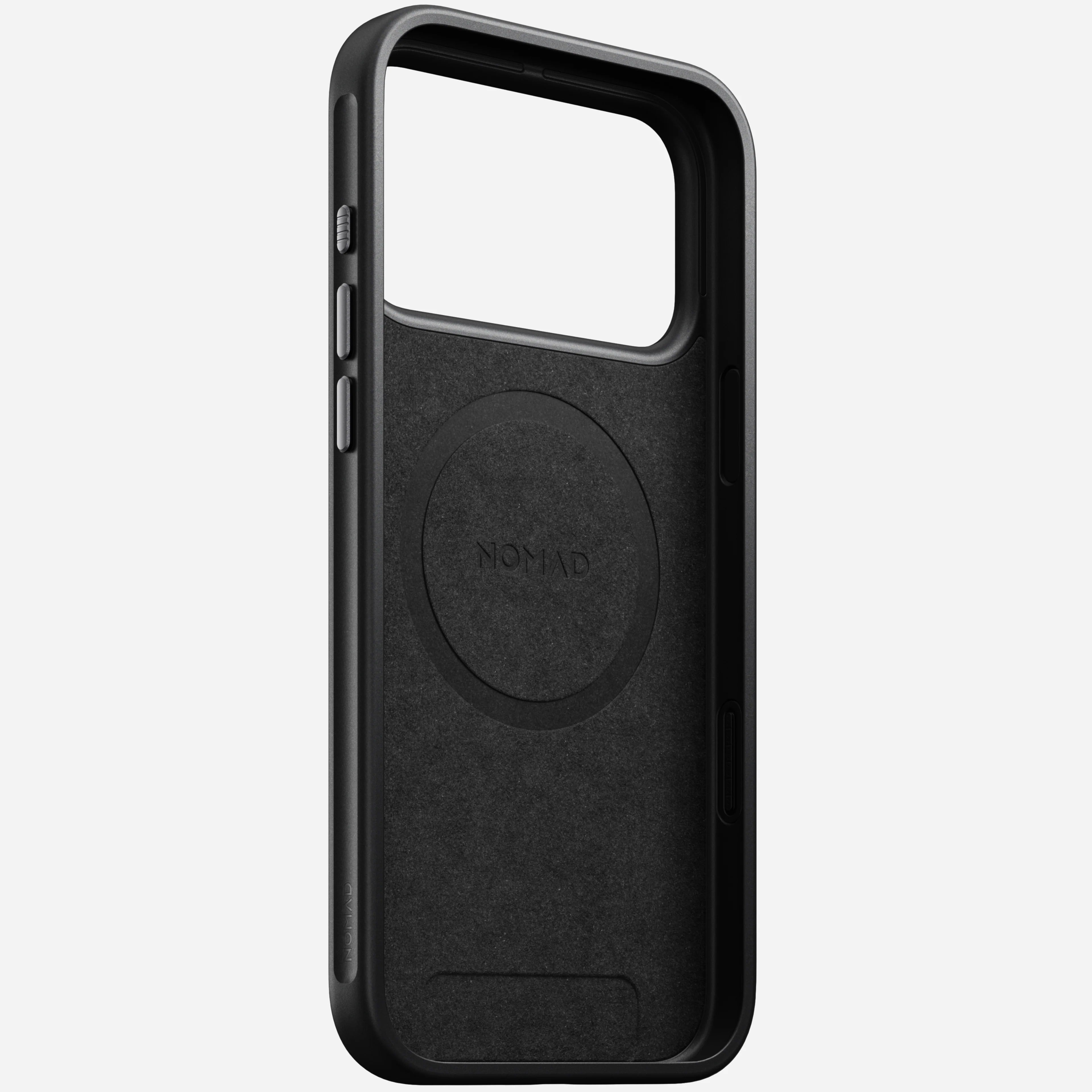 nomad modern leather case for iphone 17 pro brown back protection