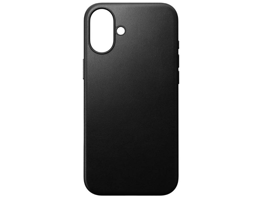 Nomad Modern Leather Case for iPhone 16 Standard 6.1 - Black