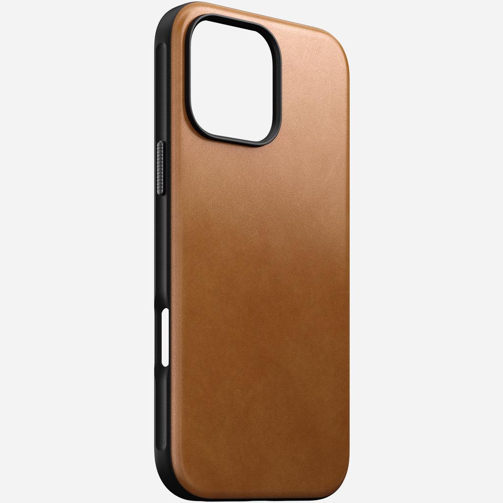 Nomad Modern Leather Case for iPhone 16 Pro 6.3 - English Tan