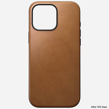 Load image into Gallery viewer, Nomad Modern Leather Case for iPhone 16 Pro 6.3 - English Tan