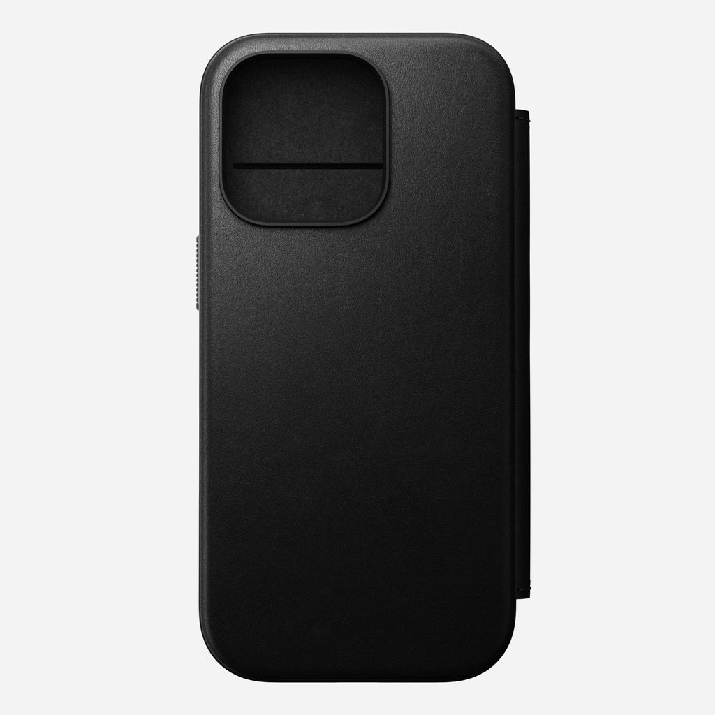 Nomad Modern Premium Leather Folio Case iPhone 16 Pro 6.3 - Black