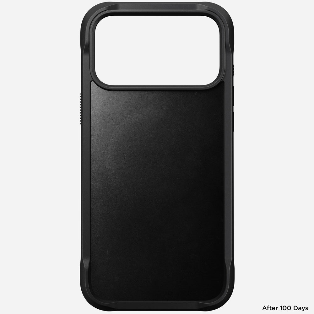nomad rugged case for iphone 17 pro max black side profile