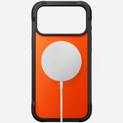 nomad rugged case for iphone 17 pro ultra orange side profile