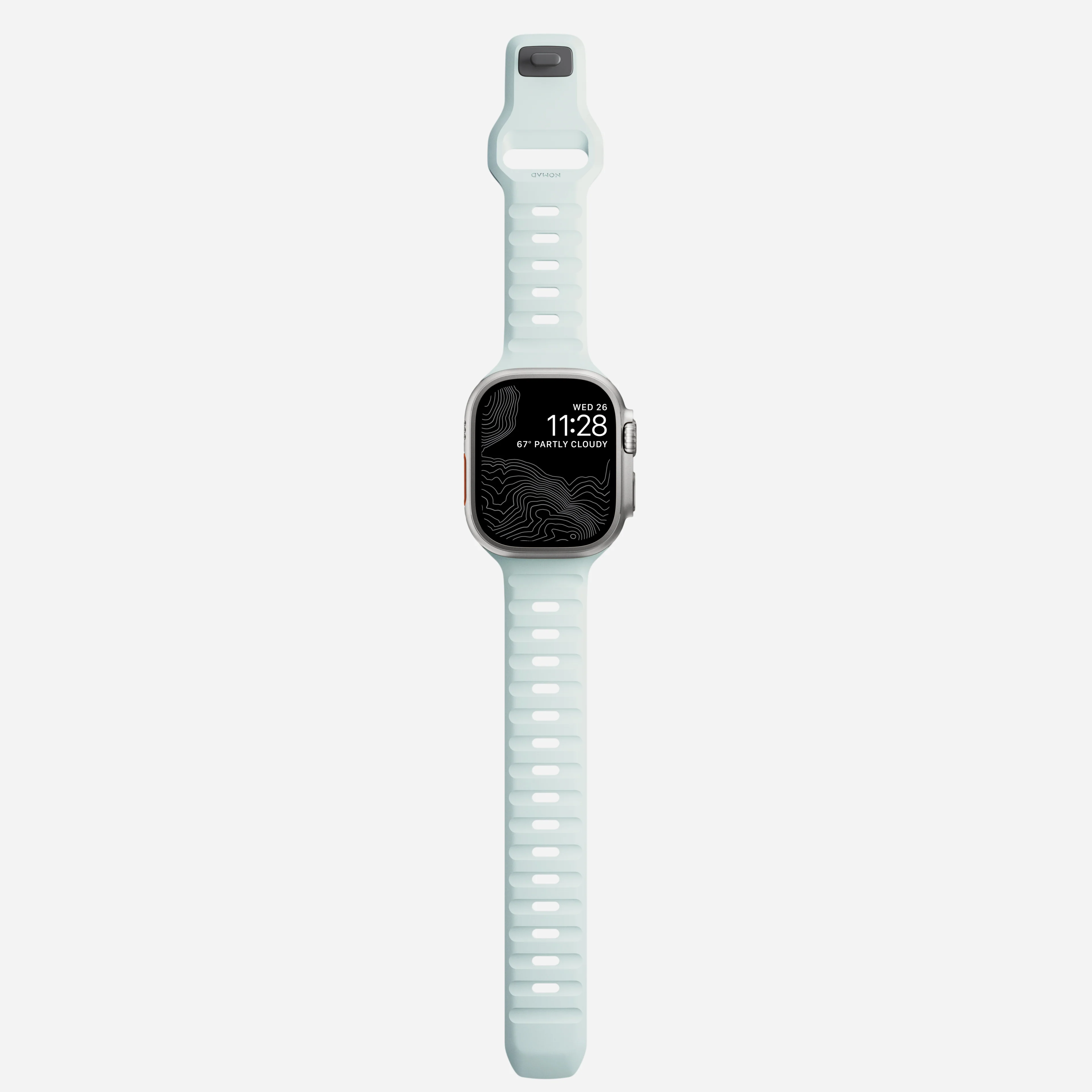 Nomad Sport Band Icy Blue Glow for Apple Watch 38-42mm – Limited Edition Glow 2.0