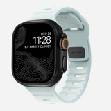 Nomad Sport Band Icy Blue Glow for Apple Watch 44-49mm – Limited Edition Glow 2.0