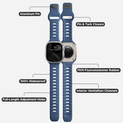Nomad Sport Band for Apple Watch 44-49mm – Naval Blue