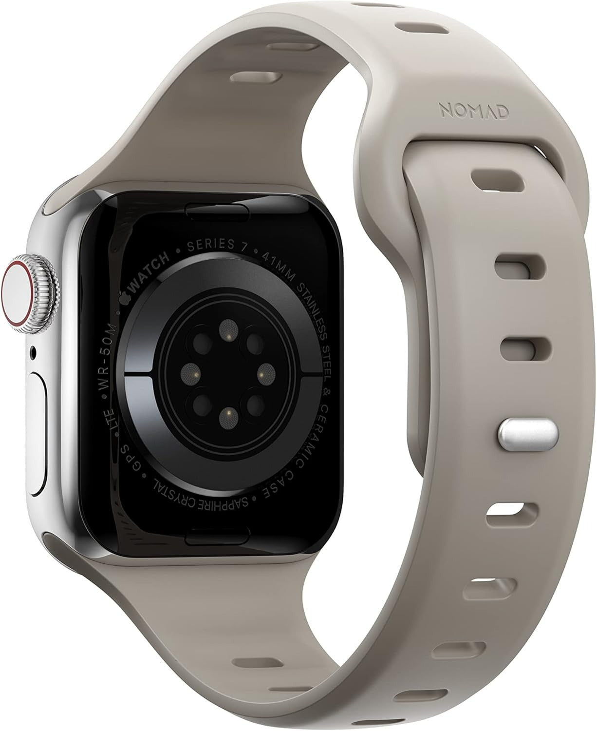 Nomad Sport Slim Band 38mm/40mm/41mm/42mm Waterproof Bracelet - Bone