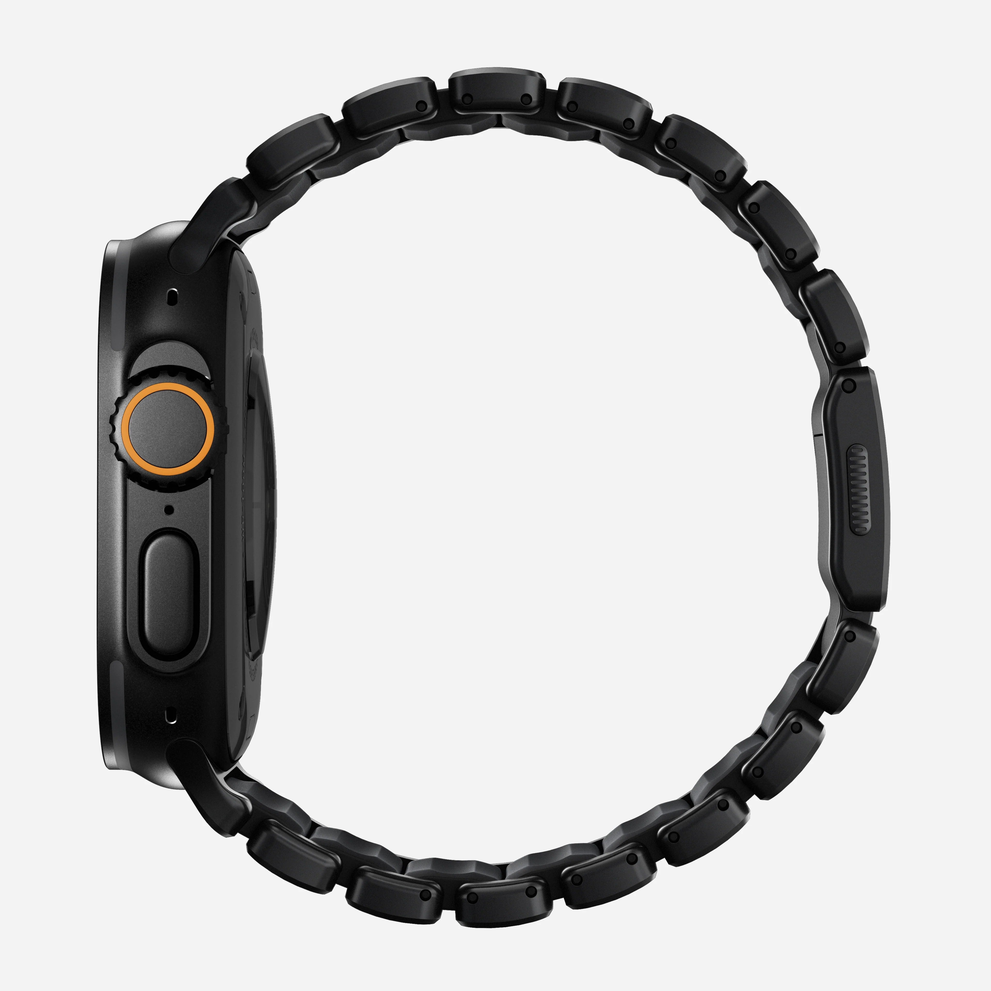 Nomad Stratos Titanium Apple Watch Ultra 1 - 3 / 42-49mm / Series 1-11 & SE - Black / Black