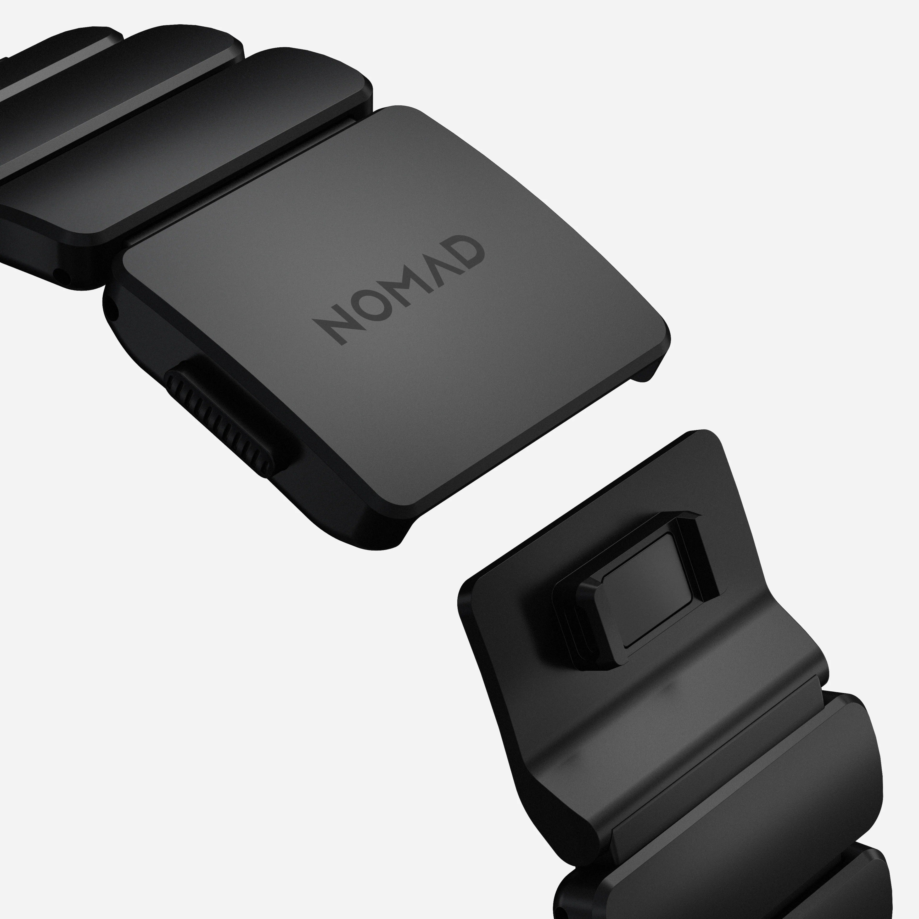 Nomad Stratos Titanium Apple Watch Ultra 1 - 3 / 42-49mm / Series 1-11 & SE - Black / Black
