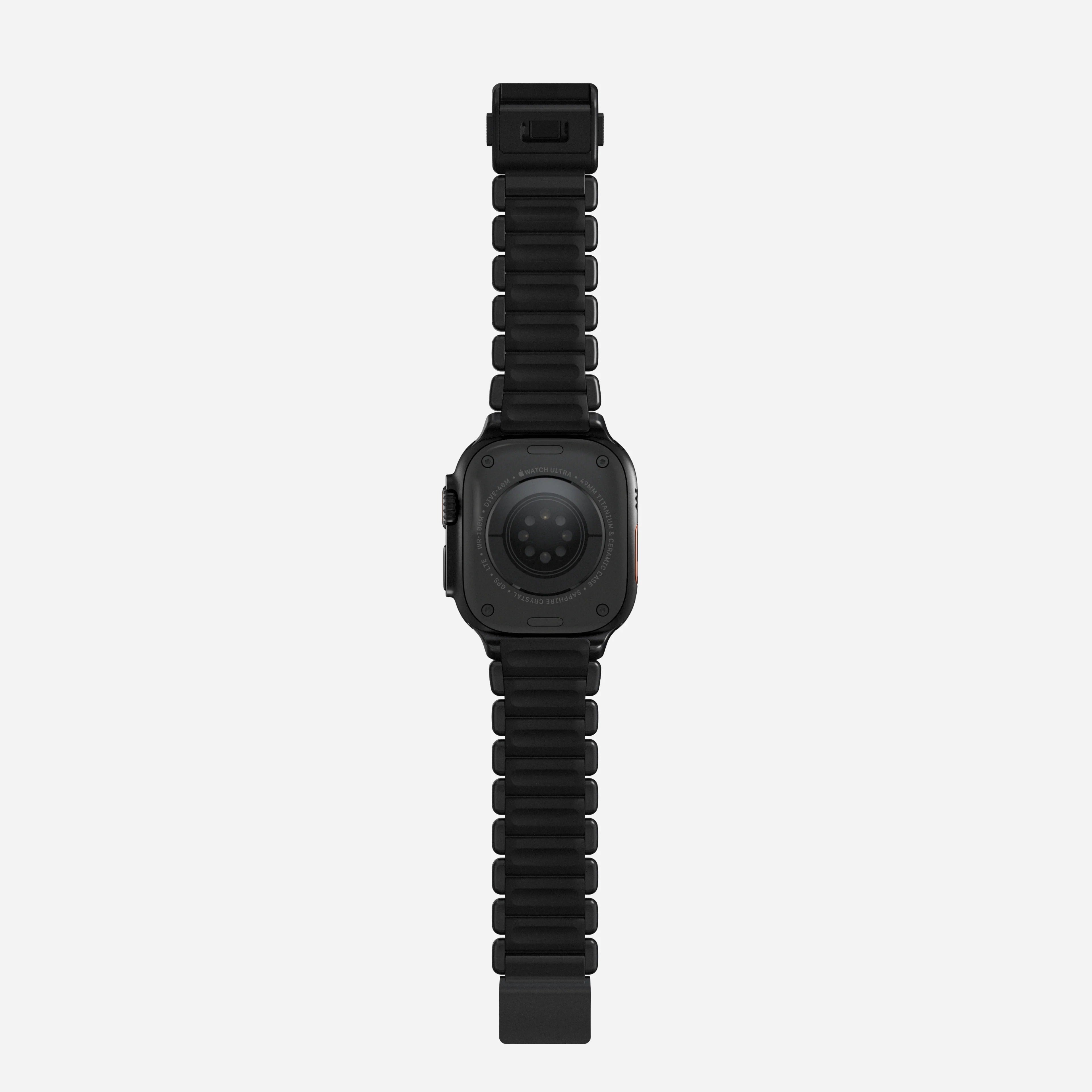 Nomad Stratos Titanium Apple Watch Ultra 1 - 3 / 42-49mm / Series 1-11 & SE - Black / Black