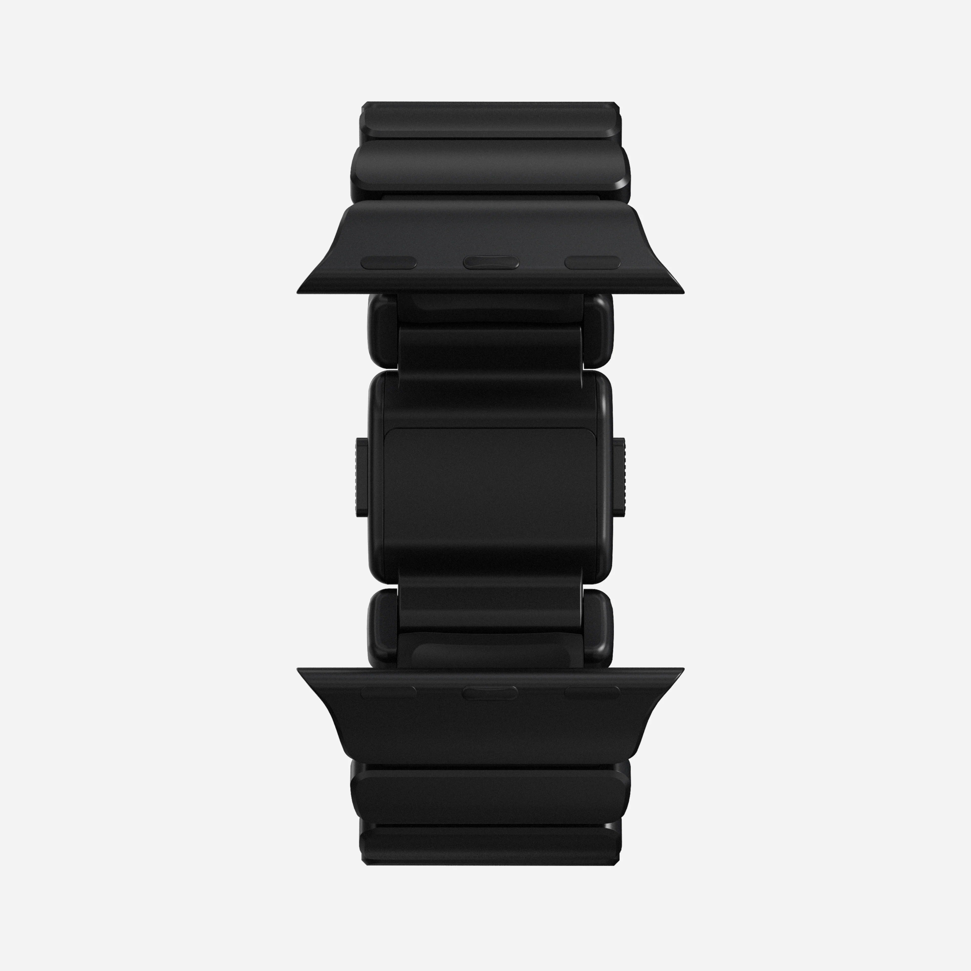 Nomad Stratos Titanium Apple Watch Ultra 1 - 3 / 42-49mm / Series 1-11 & SE - Black / Black