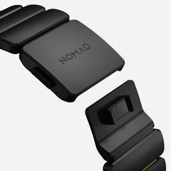 Nomad Stratos Titanium Apple Watch Ultra 1 - 3 / 42-49mm / Series 1-11 & SE - Black / Volt