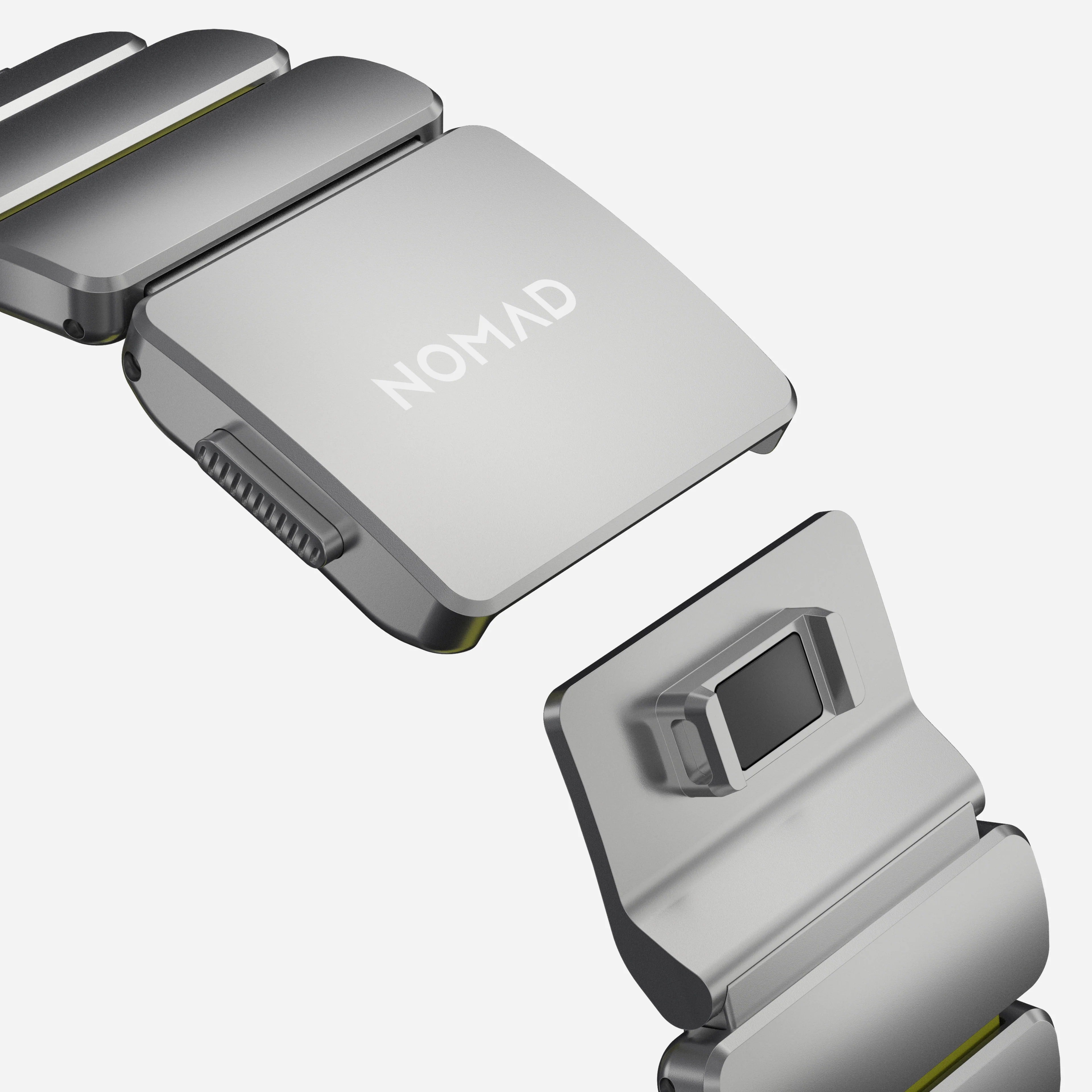Nomad Stratos Titanium Apple Watch Ultra 1 - 3 / 42-49mm / Series 1-11 & SE - Natural / Volt