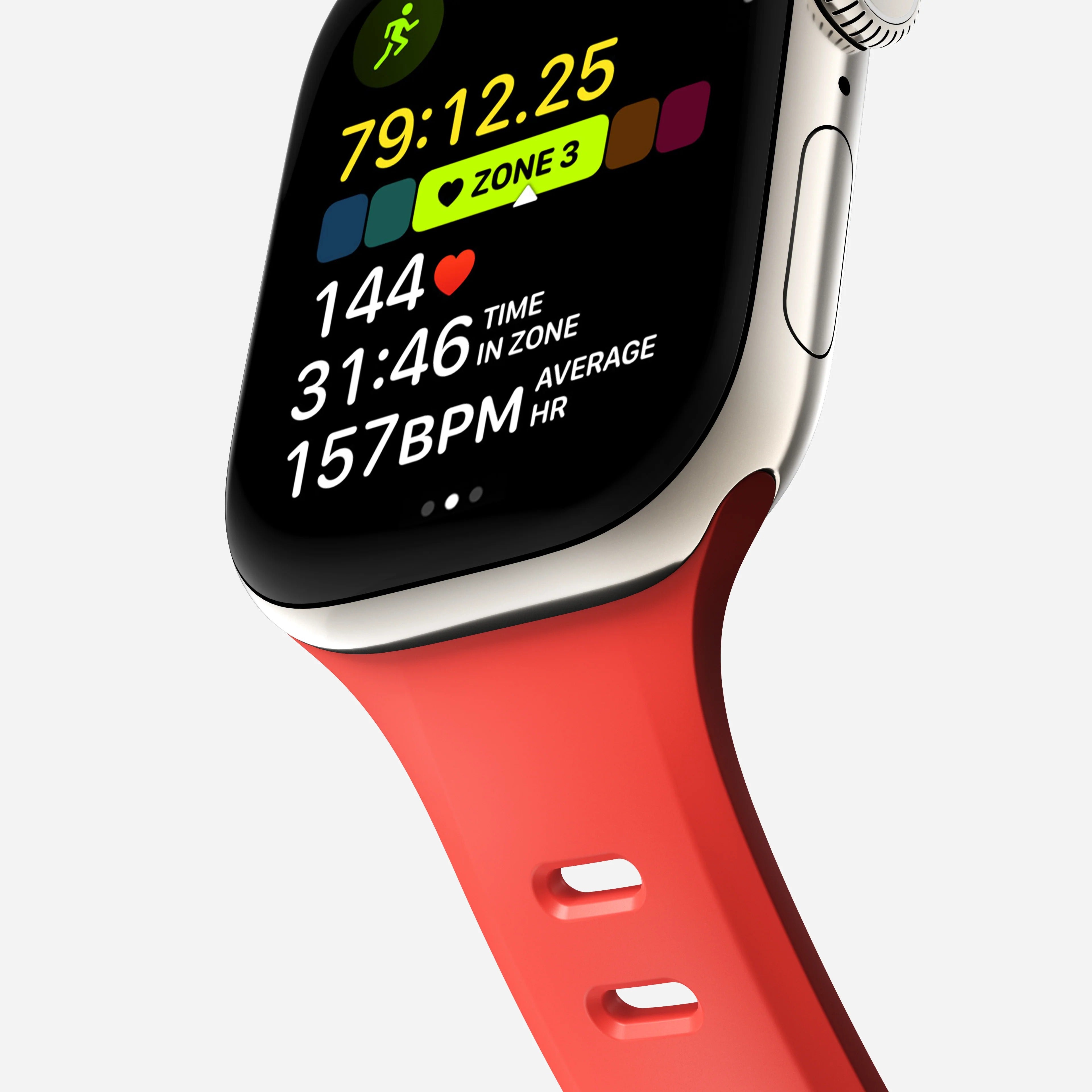 Nomad Tempo Band Apple Watch Ultra 1 - 3 / 45-49mm / Series 1-11 & SE - Crush