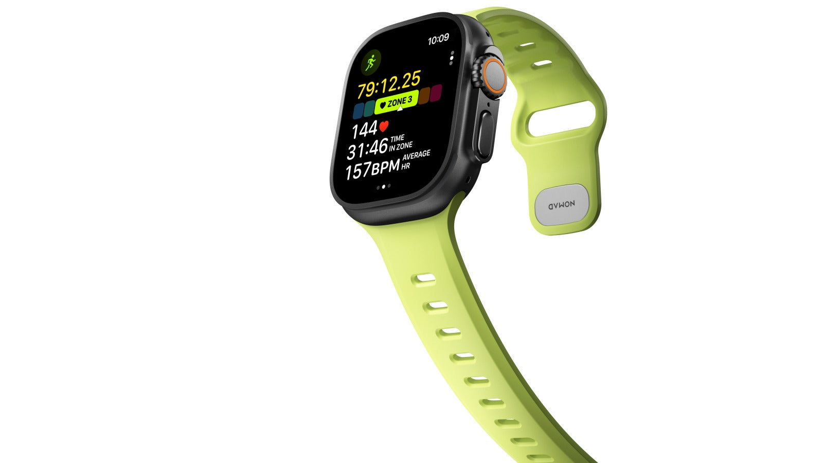 Nomad Tempo Band Apple Watch Ultra 1 - 3 / 45-49mm / Series 1-11 & SE - Lumen