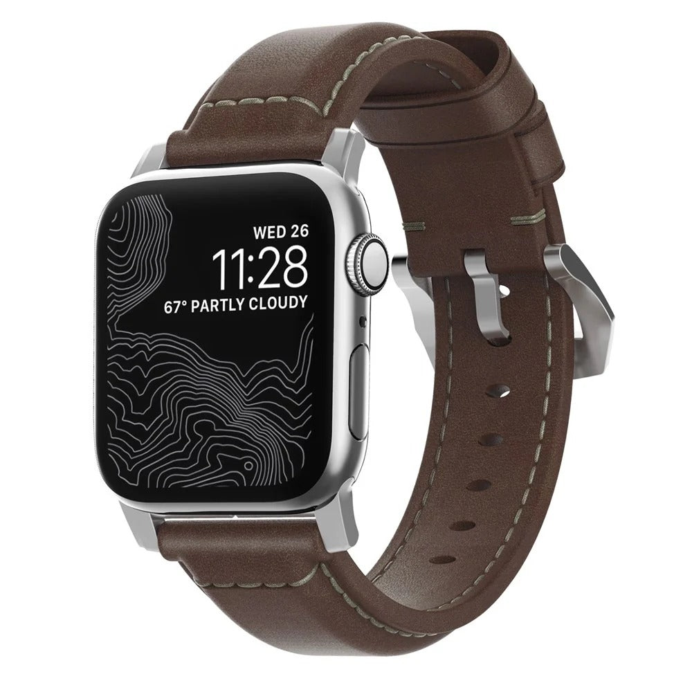 Nomad Traditional Band Horween for Apple Watch 44-49mm - Brown