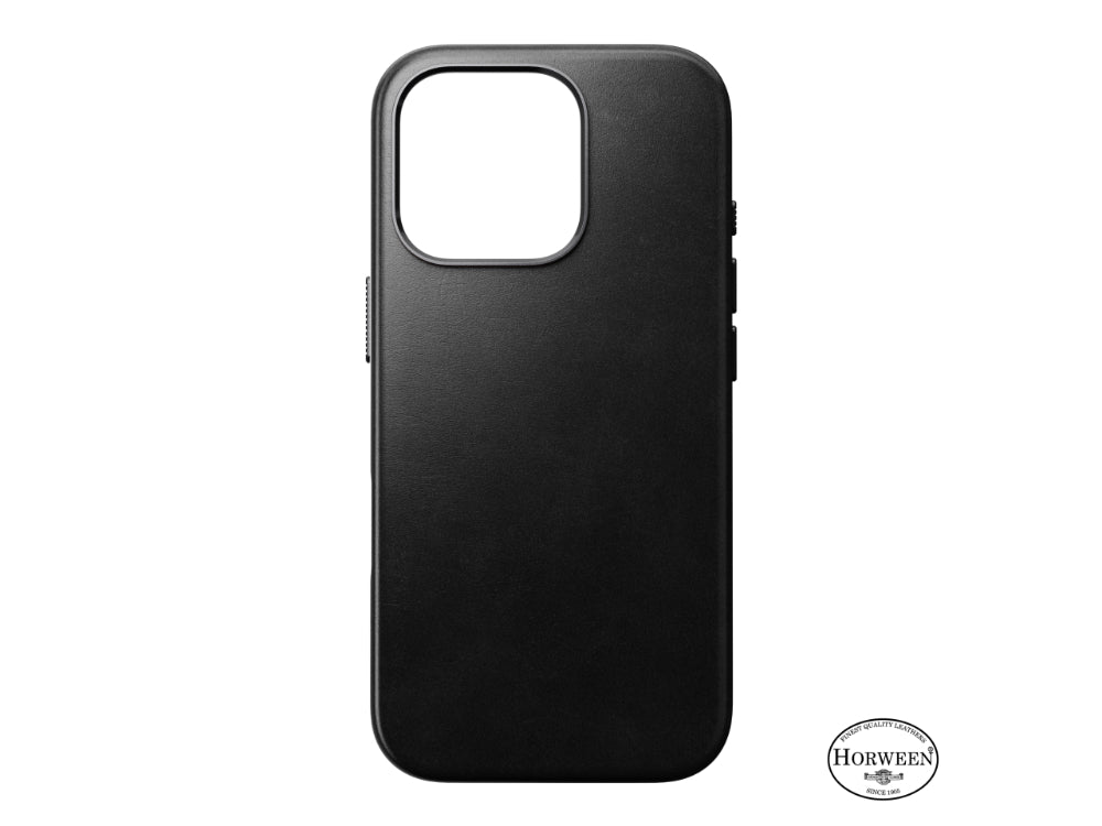 Nomad Traditional Horween Leather Case iPhone 16 Pro 6.3 - Black