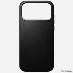 nomad leather case for iphone 17 pro black back protection