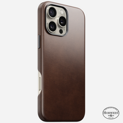 Nomad Traditional Horween Leather Case iPhone 16 Pro Max 6.9 - Brown