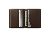 Nomad Card Wallet Plus Horween Leather - Rustic Brown