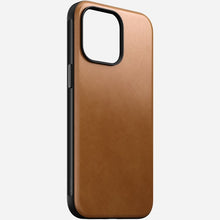 Load image into Gallery viewer, Nomad Modern Leather Case w/ Nomad Leather for iPhone 15 Pro Max - English Tan